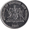  Тринидад и Тобаго. 10 центов 2003 год. Гибискус. 