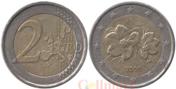 Финляндия. 2 евро 2000 год. Морошка.