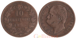 Италия. 10 чентезимо 1894 год. Король Умберто I. (BI)