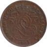  Бельгия. 2 сантима 1905 год. DES BELGES 