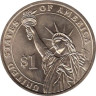  США. 1 доллар 2007 год. 4-й Президент США - Джеймс Мэдисон (1809-1817). (P) 