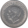  Швеция. 5 крон 1962 год. 80 лет со дня рождения Густава VI Адольфа. 