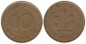  ФРГ. 10 пфеннигов 1979 год. (D) 