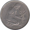  ФРГ. 50 пфеннигов 1972 год. (J) 