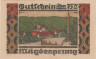  Бона. Германия. Харцгероде 75 пфеннигов 1921 год. Охота на оленя. Нотгельд. (XF) 