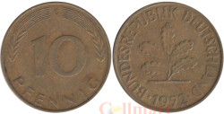 ФРГ. 10 пфеннигов 1972 год. (G)