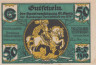 Бона. Германия. Гамбург 50 пфеннигов 1921 год. Катание на лодке. Нотгельд. (VF) 