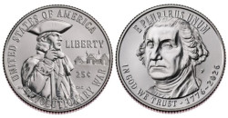 США. 25 центов 2026 год. Война за независимость. (P)