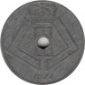  Бельгия. 25 сантимов 1944 год. BELGIE - BELGIQUE 