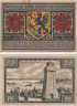  Бона. Германия (Польша). Нойштеттин (Щецинек) 25 пфеннигов 1921 год. Нотгельд. (XF) 