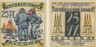  Бона. Германия. Альтона 25 пфеннигов 1921 год. (вариант 2) Нотгельд. (XF) 