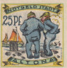  Бона. Германия. Альтона 25 пфеннигов 1921 год. (вариант 2) Нотгельд. (XF) 