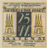  Бона. Германия. Альтона 25 пфеннигов 1921 год. (вариант 2) Нотгельд. (XF) 