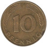  ФРГ. 10 пфеннигов 1994 год. (F) 