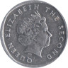 Восточные Карибы. 2 цента 2008 год. Королева Елизавета II. 