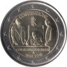 Италия. 2 евро 2018 год. 70 лет Конституции Итальянской республики. 