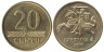  Литва. 20 центов 2009 год. (UNC) 