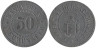  Германия. Ноймюнстер. 50 пфеннигов 1918 год. Без года выпуска. Нотгельд. 
