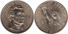  США. 1 доллар 2008 год. 5-й Президент США - Джеймс Монро (1817-1825). (P) 
