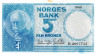  Бона. Норвегия 5 крон 1960 год. Фритьоф Нансен. (VF) 