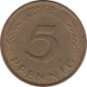  ФРГ. 5 пфеннигов 1976 год. (D) 