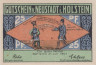  Бона. Германия. Нойштадт-ин-Хольштайн 25 пфеннигов 1921 год. Церковь. Нотгельд. (XF) 