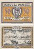  Бона. Германия. Зонс 50 пфеннигов 1921 год (вариант 2). Нотгельд. (XF) 