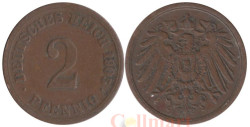 Германская империя. 2 пфеннига 1905 год. (A)
