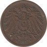 Германская империя. 2 пфеннига 1905 год. (A) 