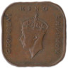  Малайя. 1 цент 1945 год. Король Георг VI. 