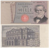  Бона. Италия 1000 лир 1969 год. Джузеппе Верди. (VF-XF) 