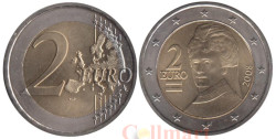 Австрия. 2 евро 2008 год. Берта фон Зутнер.