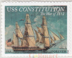 Марка. США. Война 1812 года: Конституция США.