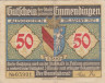  Бона. Германия. Эммендинген 50 пфеннигов 1921 год. Нотгельд. (F) 