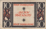  Бона. Германия. Дюссельдорф 10 пфеннигов 1920 год. Нотгельд. (F) 