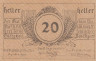  Бона. Австрия. Мундерфинг 20 геллеров без года. Нотгельд. (XF) 