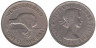  Новая Зеландия. 1 флорин 1964 год. Птица Киви. 