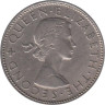  Новая Зеландия. 1 флорин 1964 год. Птица Киви. 