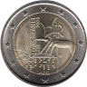  Италия. 2 евро 2009 год. 200 лет со дня рождения Луи Брайля. 