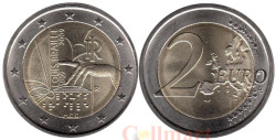 Италия. 2 евро 2009 год. 200 лет со дня рождения Луи Брайля.