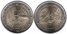  Италия. 2 евро 2009 год. 200 лет со дня рождения Луи Брайля. 