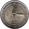  Италия. 2 евро 2009 год. 200 лет со дня рождения Луи Брайля. 
