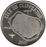  Остров Клиппертон. 50 франков 2011 год. Морская улитка. 