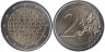  Португалия. 2 евро 2018 год. 250 лет Национальной прессе. 