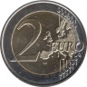  Бельгия. 2 евро 2009 год. 200 лет со дня рождения Луи Брайля. 