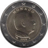  Монако. 1 евро 2019 год. Князь Монако Альбер II. 
