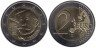  Португалия. 2 евро 2017 год. 150 лет со дня рождения Рауля Брандао. 