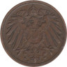  Германская империя. 1 пфенниг 1906 год. (А) 