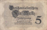  Бона. Германия. 5 марок 1914 год. (F-VF) 