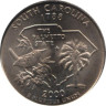 США. 25 центов 2000 год. Квотер штата Южная Каролина. (D) 